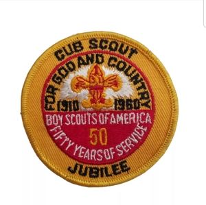 BSA Pocket Patch 1960 - BSA 50 YEARS OF SERVICE PR